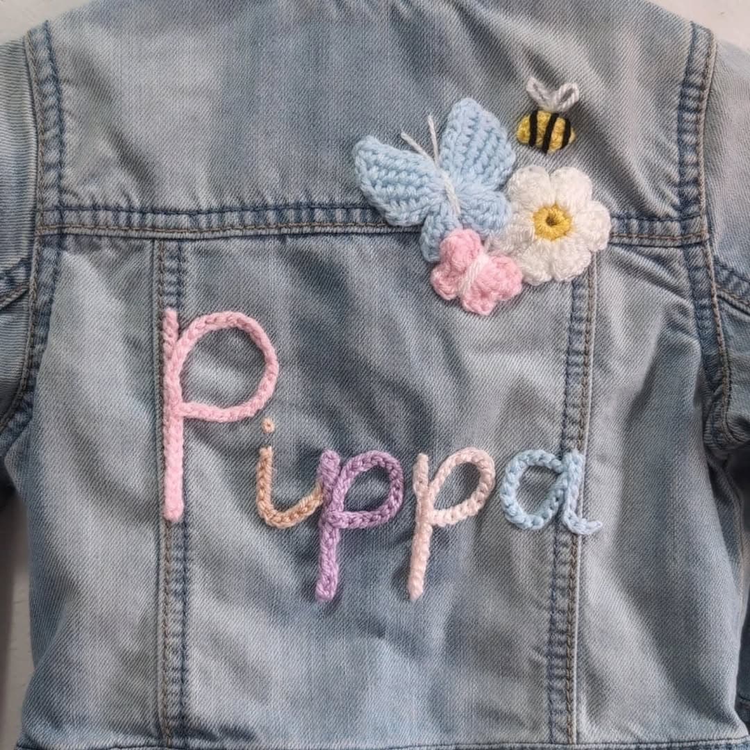 Instagram post: 🦋 P i p p a 🐝

 Jacket details 
🪡 Blue Denim 
�...